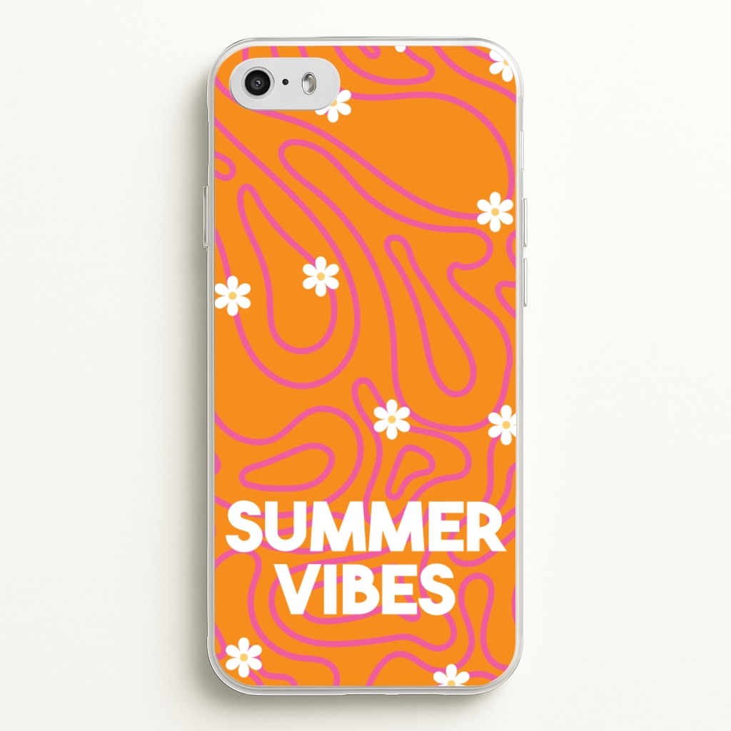 Summer Vibes Daisies - Summer Phone Case for iPhone 5 / 5s / SE 2016