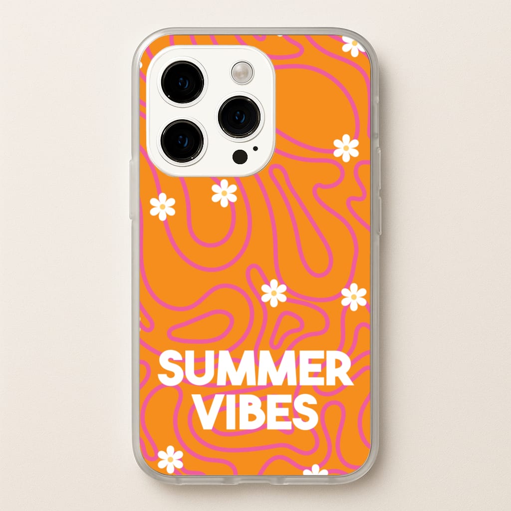Summer Vibes Daisies - Summer Phone Case for iPhone 15 Pro Max