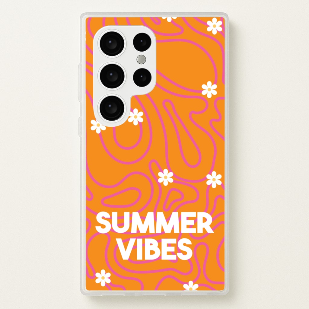 Summer Vibes Daisies - Summer Phone Case for Galaxy S24 Ultra