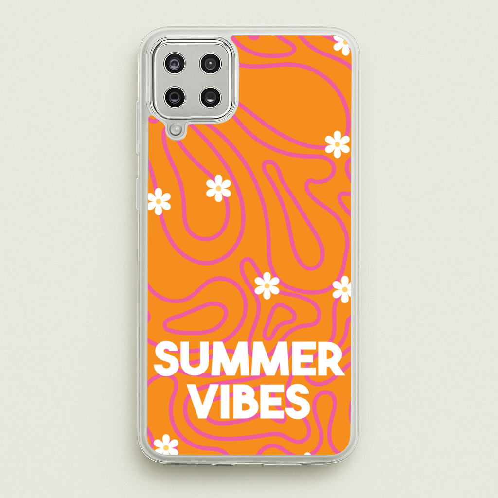 Summer Vibes Daisies - Summer Phone Case for Galaxy A12