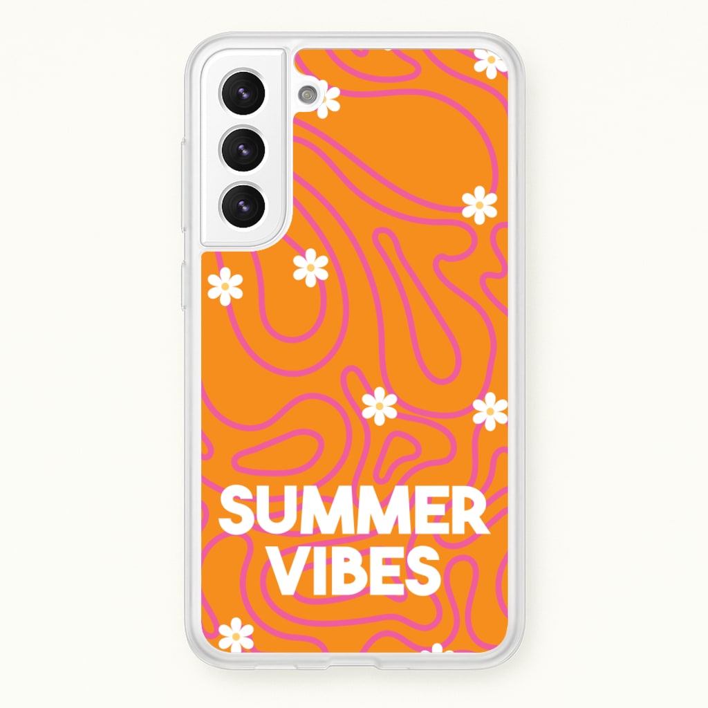 Summer Vibes Daisies - Summer Phone Case for Galaxy S21