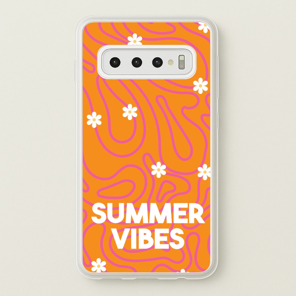 Summer Vibes Daisies - Summer Phone Case for Galaxy S10