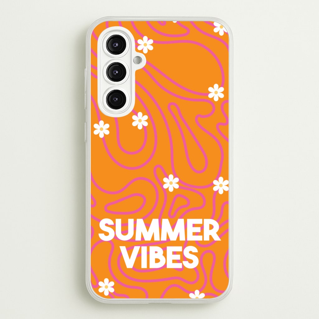 Summer Vibes Daisies - Summer Phone Case for Galaxy A16