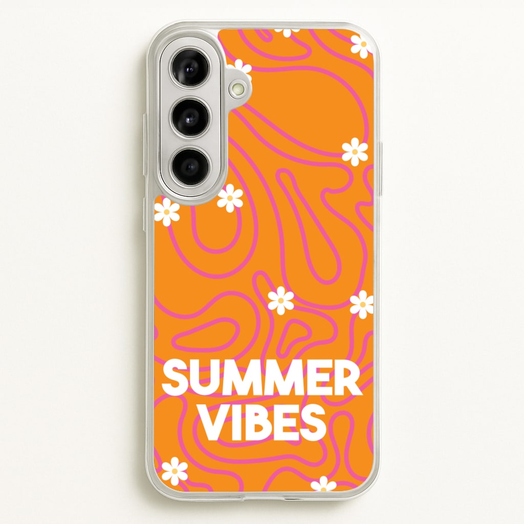 Summer Vibes Daisies - Summer Phone Case for Galaxy A56