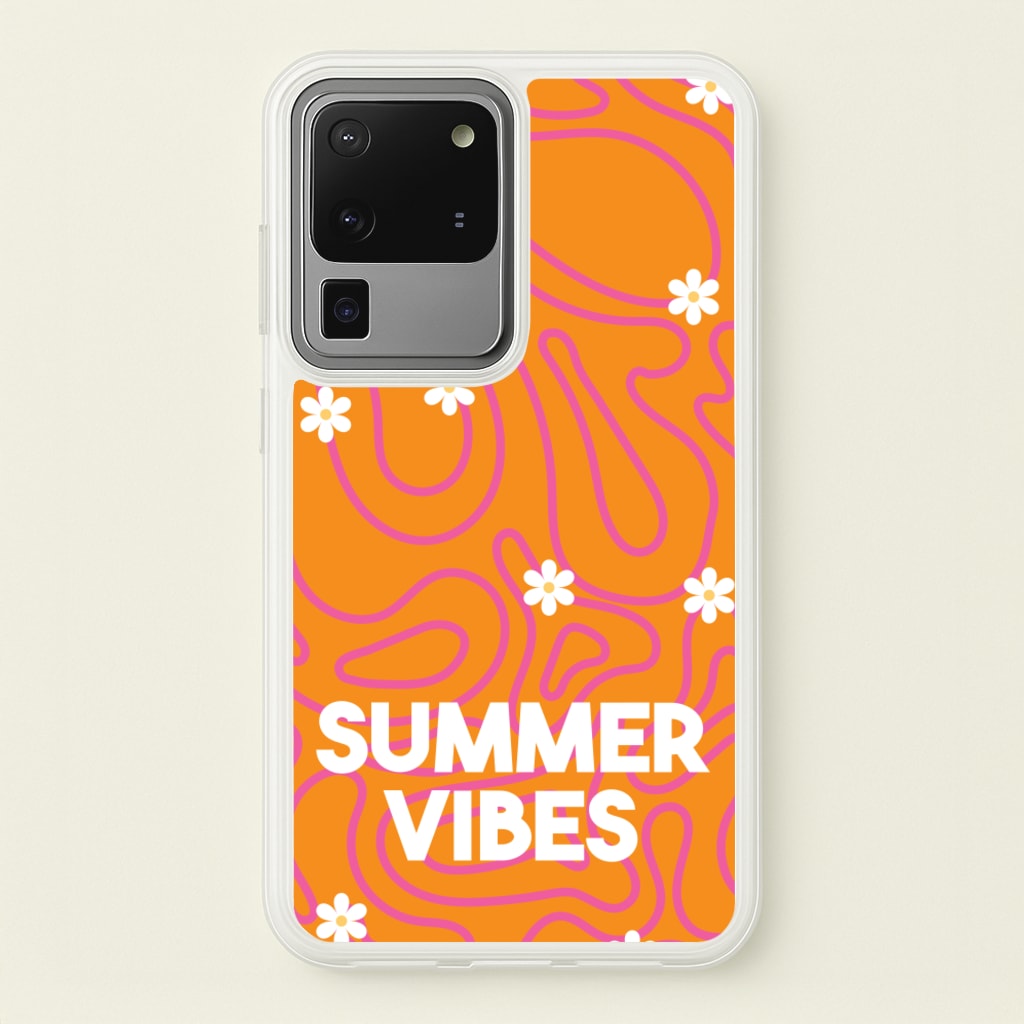 Summer Vibes Daisies - Summer Phone Case for Galaxy S20 Ultra