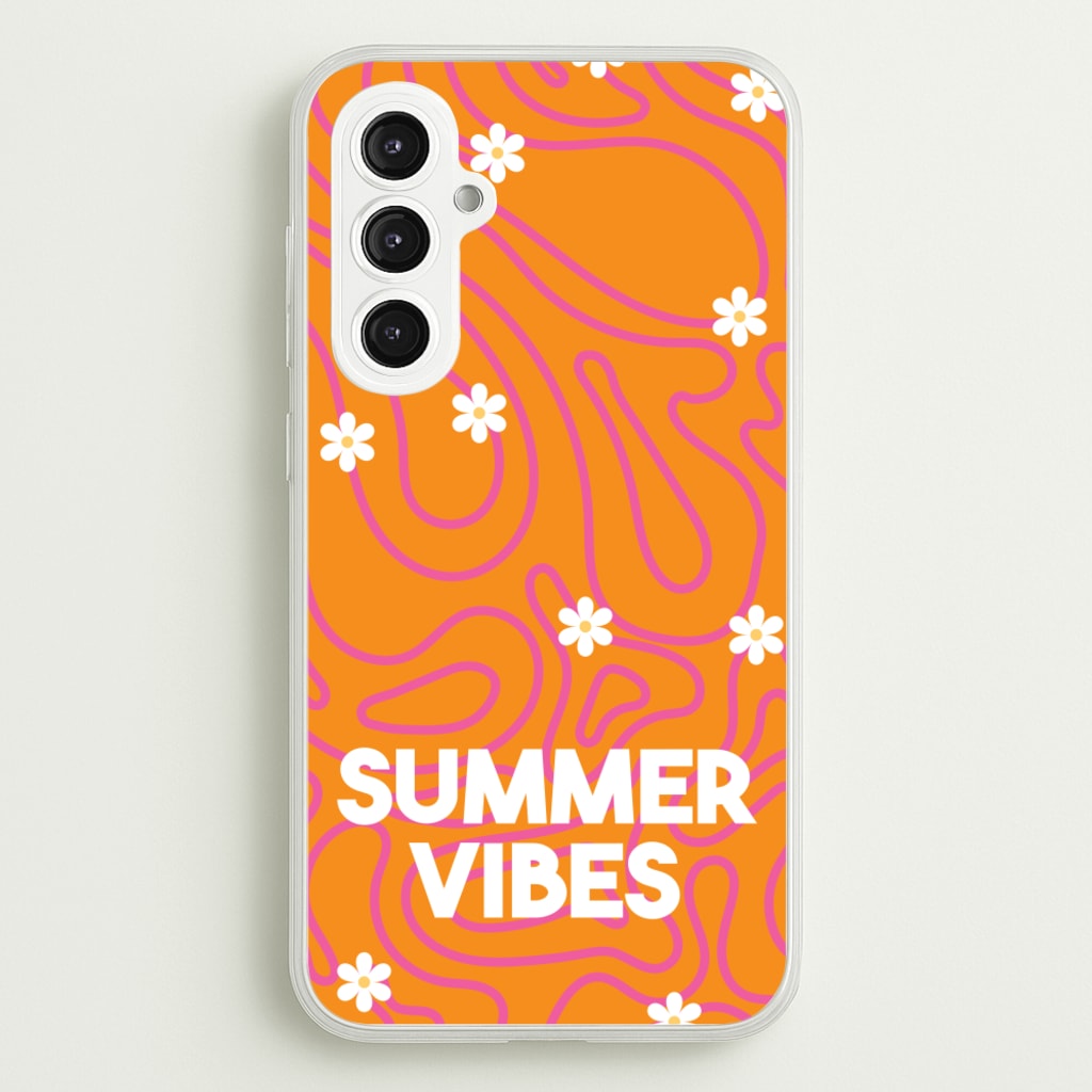Summer Vibes Daisies - Summer Phone Case for Galaxy S23FE