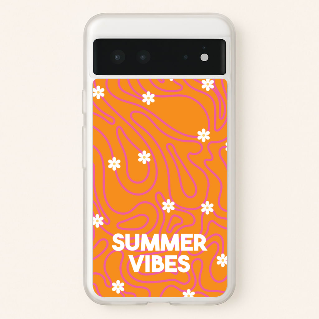 Summer Vibes Daisies - Summer Phone Case for Google Pixel 6