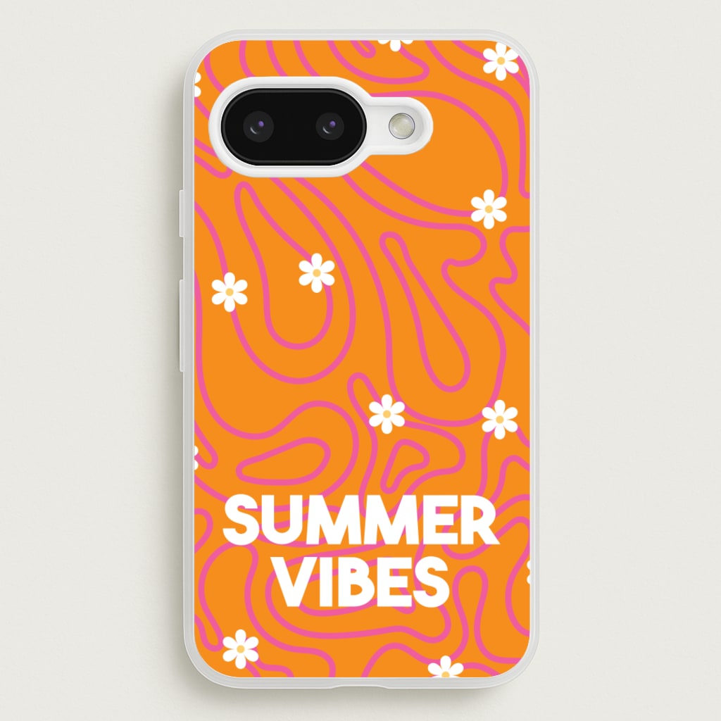 Summer Vibes Daisies - Summer Phone Case for Google Pixel 9a