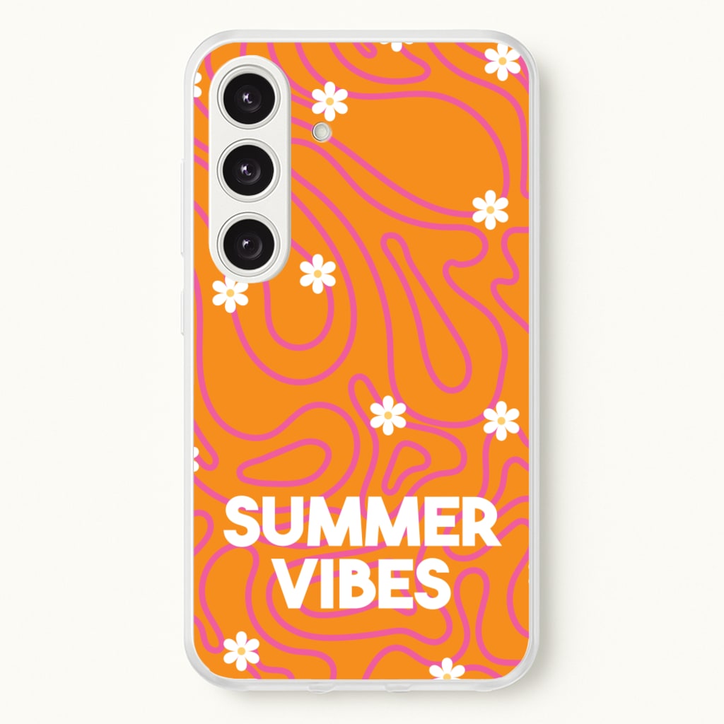 Summer Vibes Daisies - Summer Phone Case for Galaxy S25 Plus