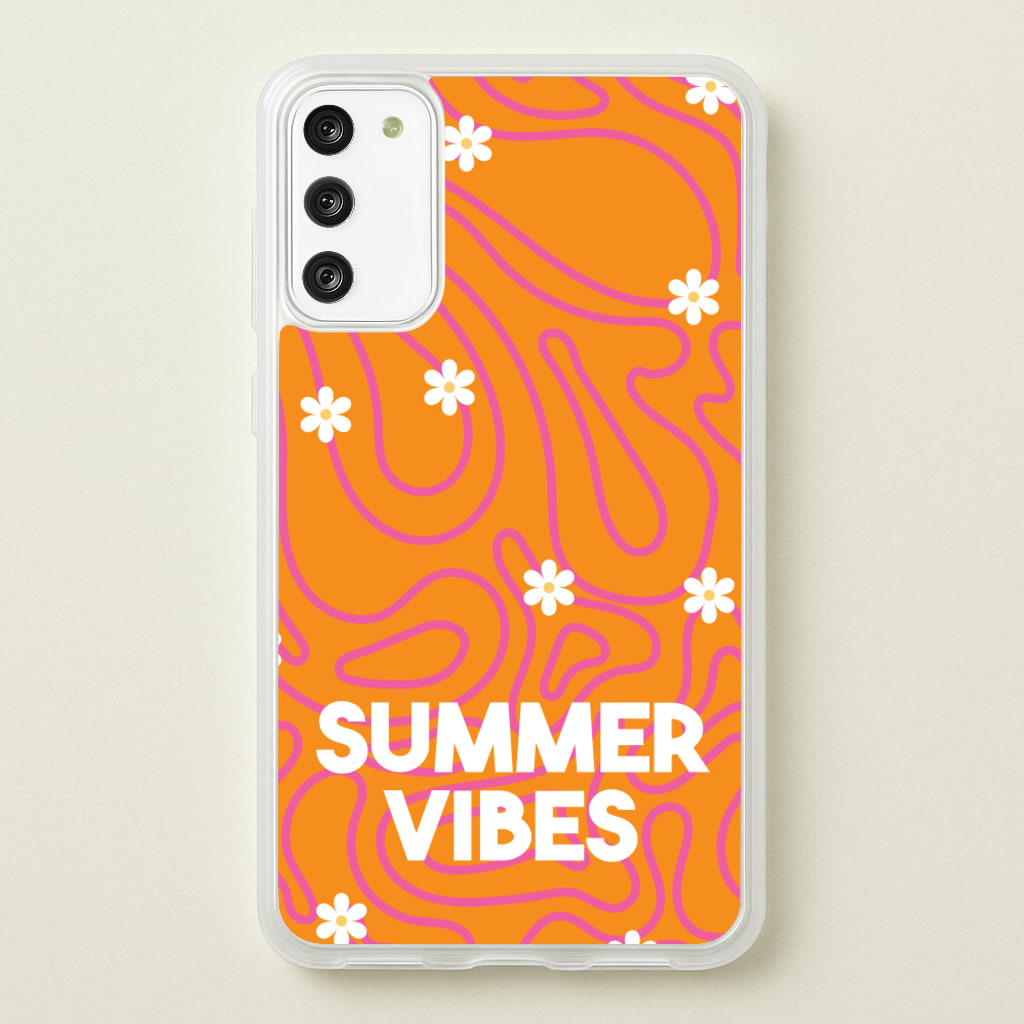 Summer Vibes Daisies - Summer Phone Case for Galaxy S20