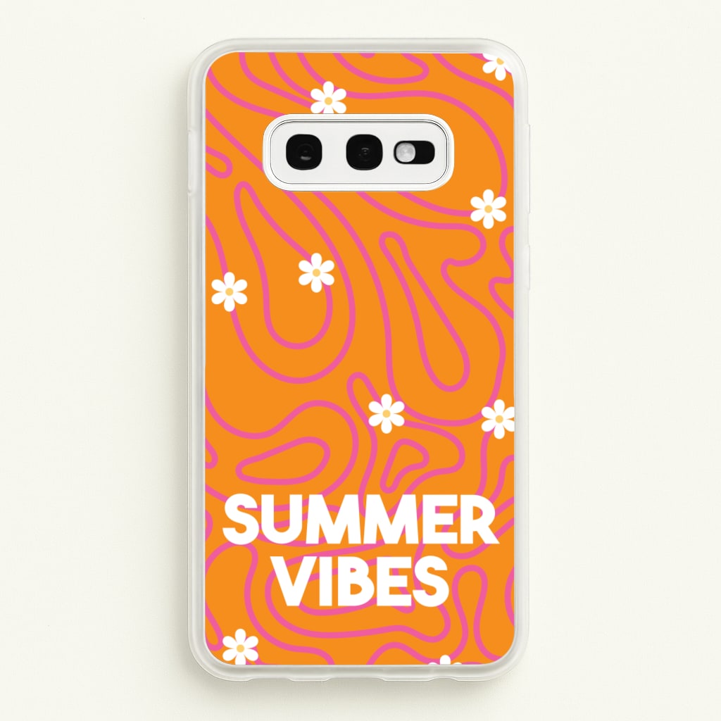 Summer Vibes Daisies - Summer Phone Case for Galaxy S10e