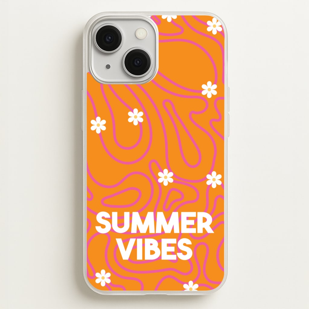 Summer Vibes Daisies - Summer Phone Case for iPhone 13 Mini