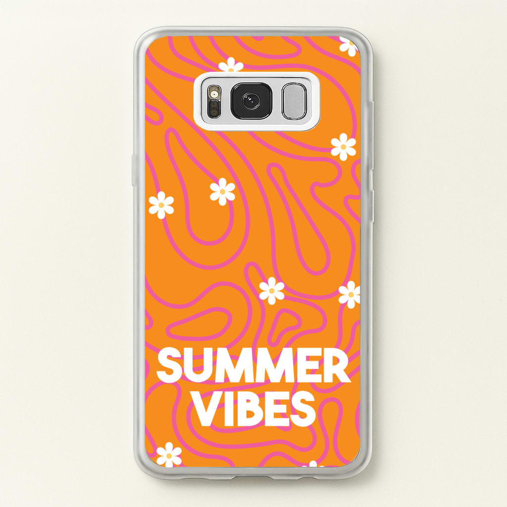 Summer Vibes Daisies - Summer Phone Case for Galaxy S8