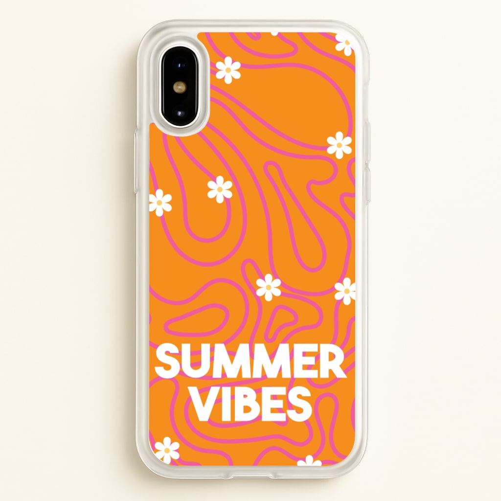 Summer Vibes Daisies - Summer Phone Case for iPhone X / XS