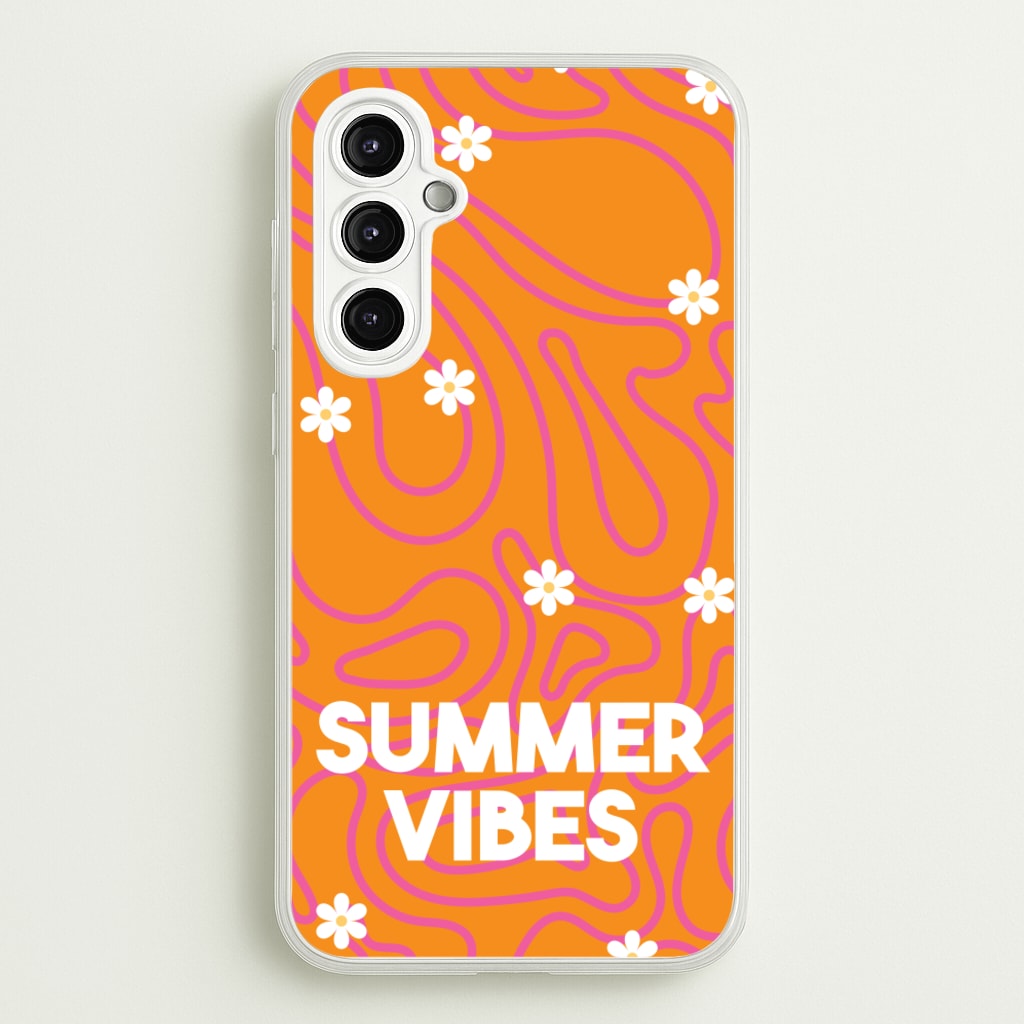 Summer Vibes Daisies - Summer Phone Case for Galaxy A14