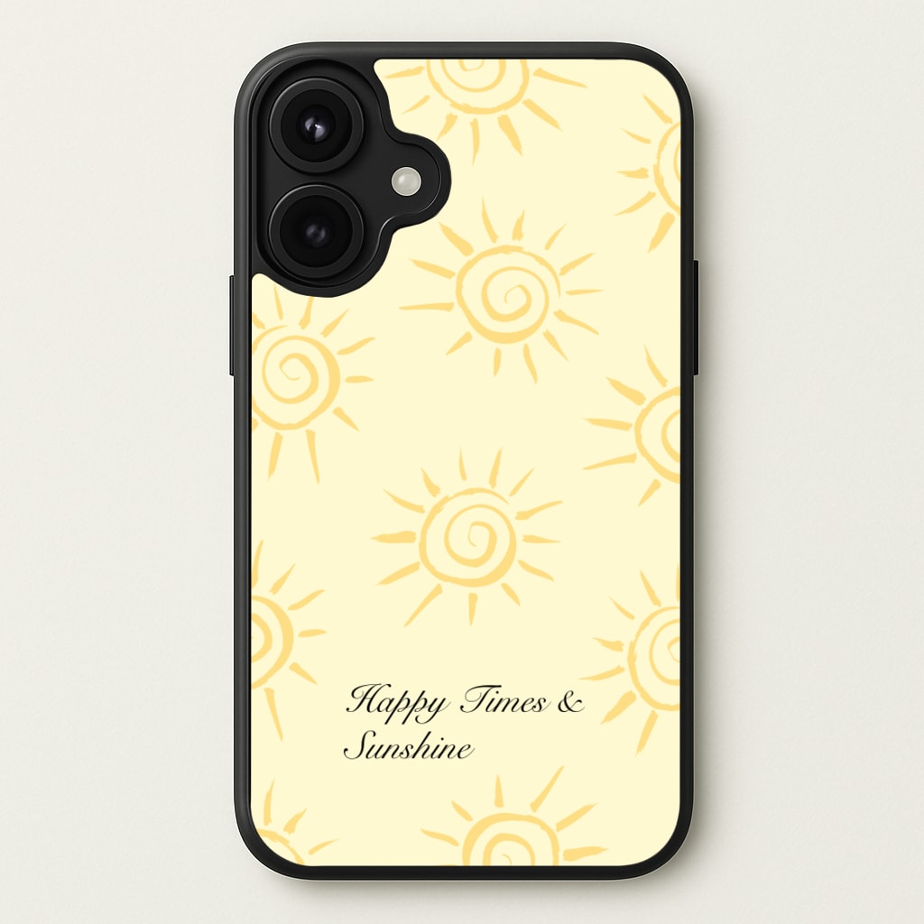 Happy Times And Sunshine Phone Case for iPhone 17