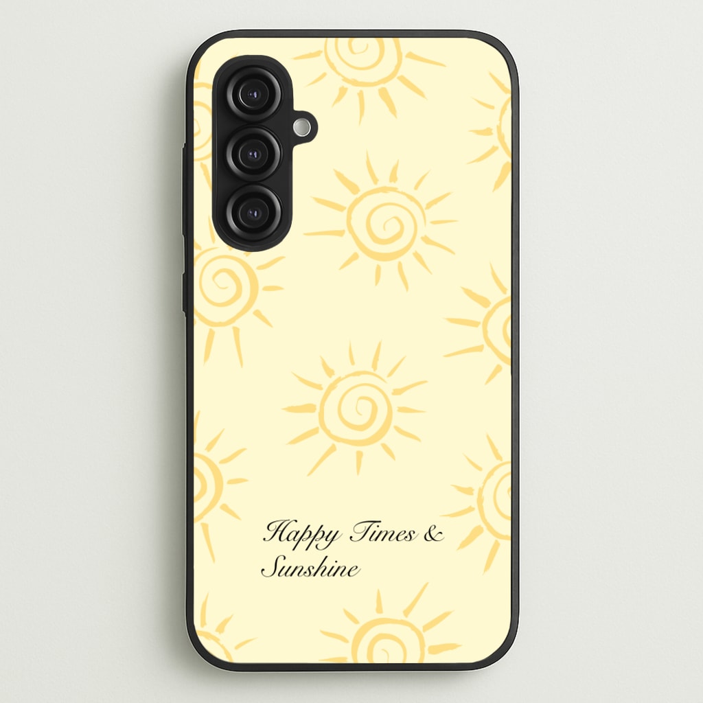Happy Times And Sunshine - Summer Phone Case for Galaxy S23FE