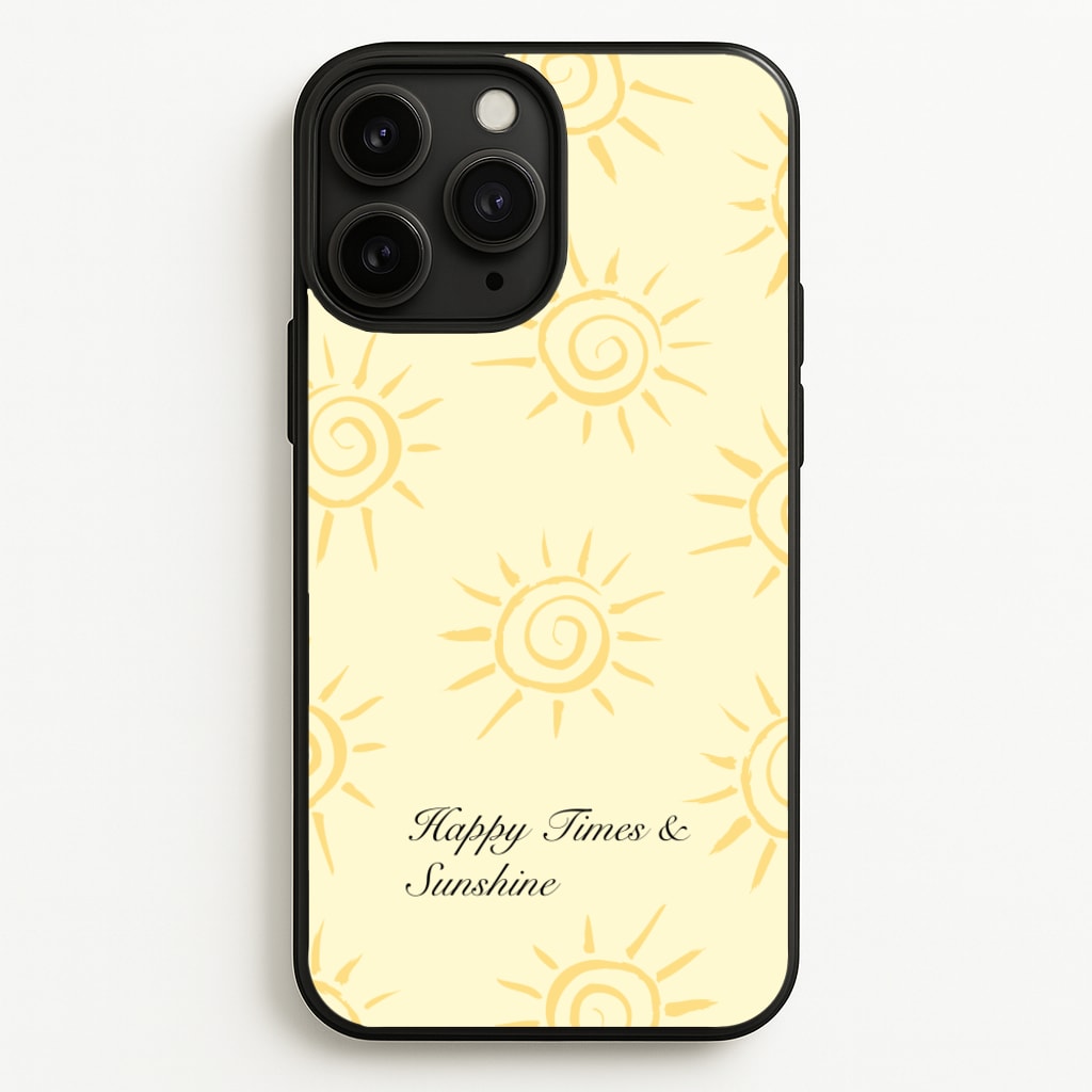 Happy Times And Sunshine - Summer Phone Case for iPhone 11 Pro