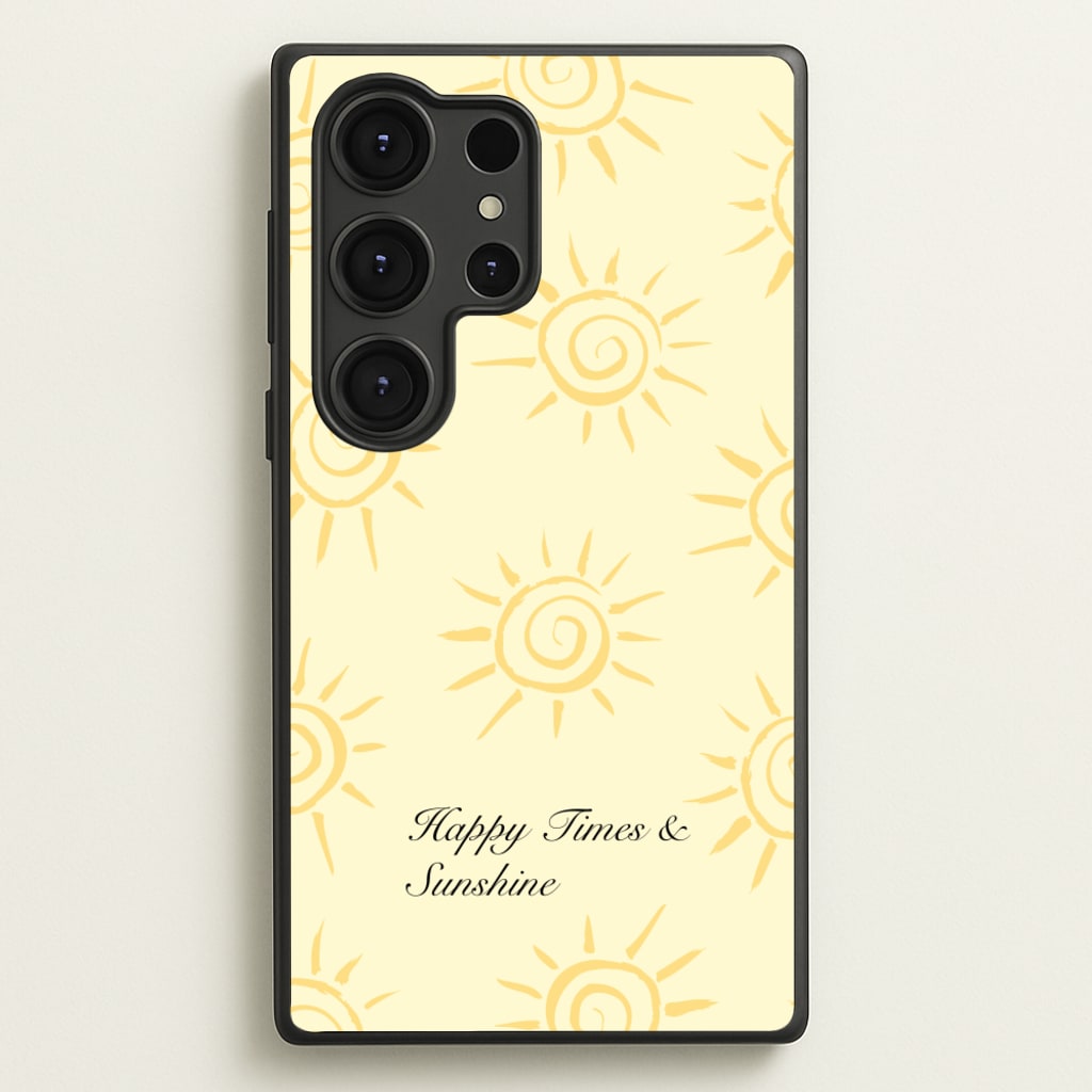 Happy Times And Sunshine - Summer Phone Case for Galaxy S25 Ultra
