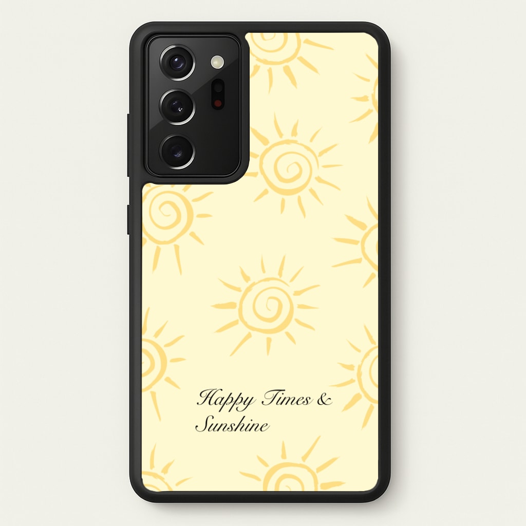 Happy Times And Sunshine - Summer Phone Case for Galaxy Note 20 Ultra