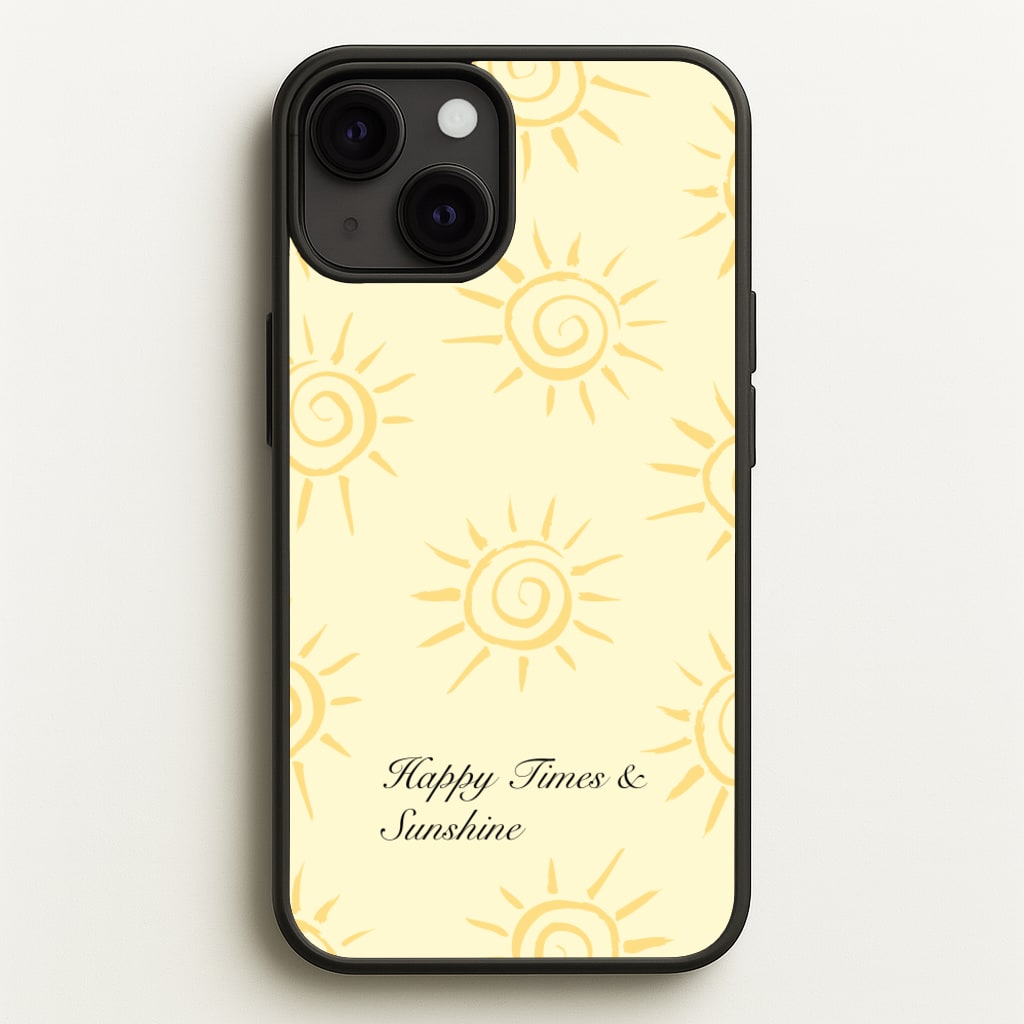 Happy Times And Sunshine - Summer Phone Case for iPhone 13 Mini