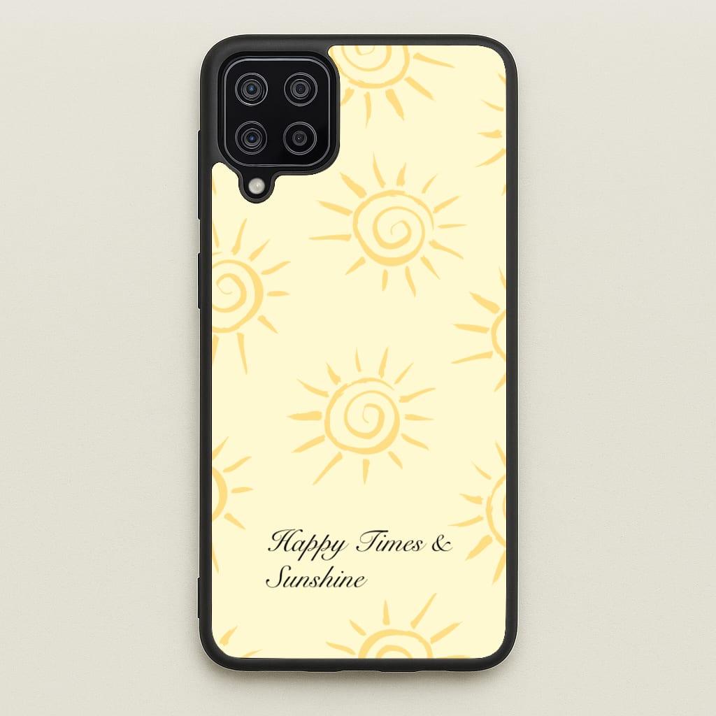 Happy Times And Sunshine - Summer Phone Case for Galaxy A12