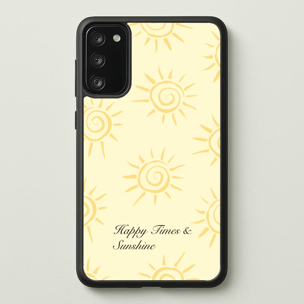 Happy Times And Sunshine - Summer Phone Case for Galaxy S20FE