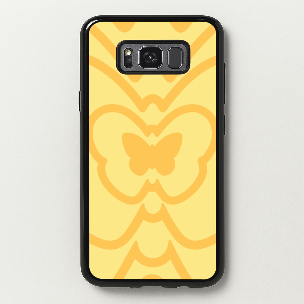 Abstract Orange Butterfly - Summer Phone Case for Galaxy S8