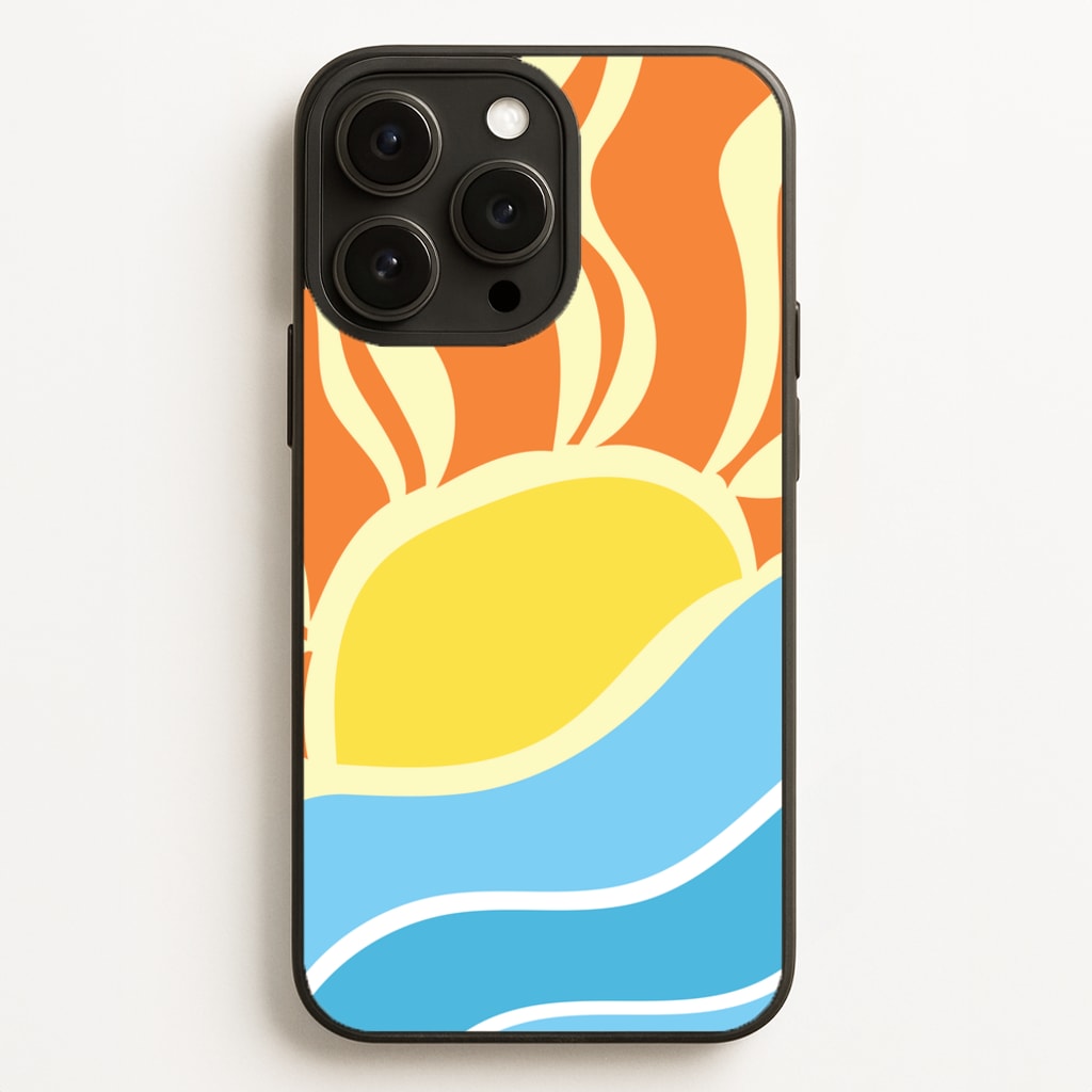 Abstract Sunset - Summer Phone Case for iPhone 16 Pro Max