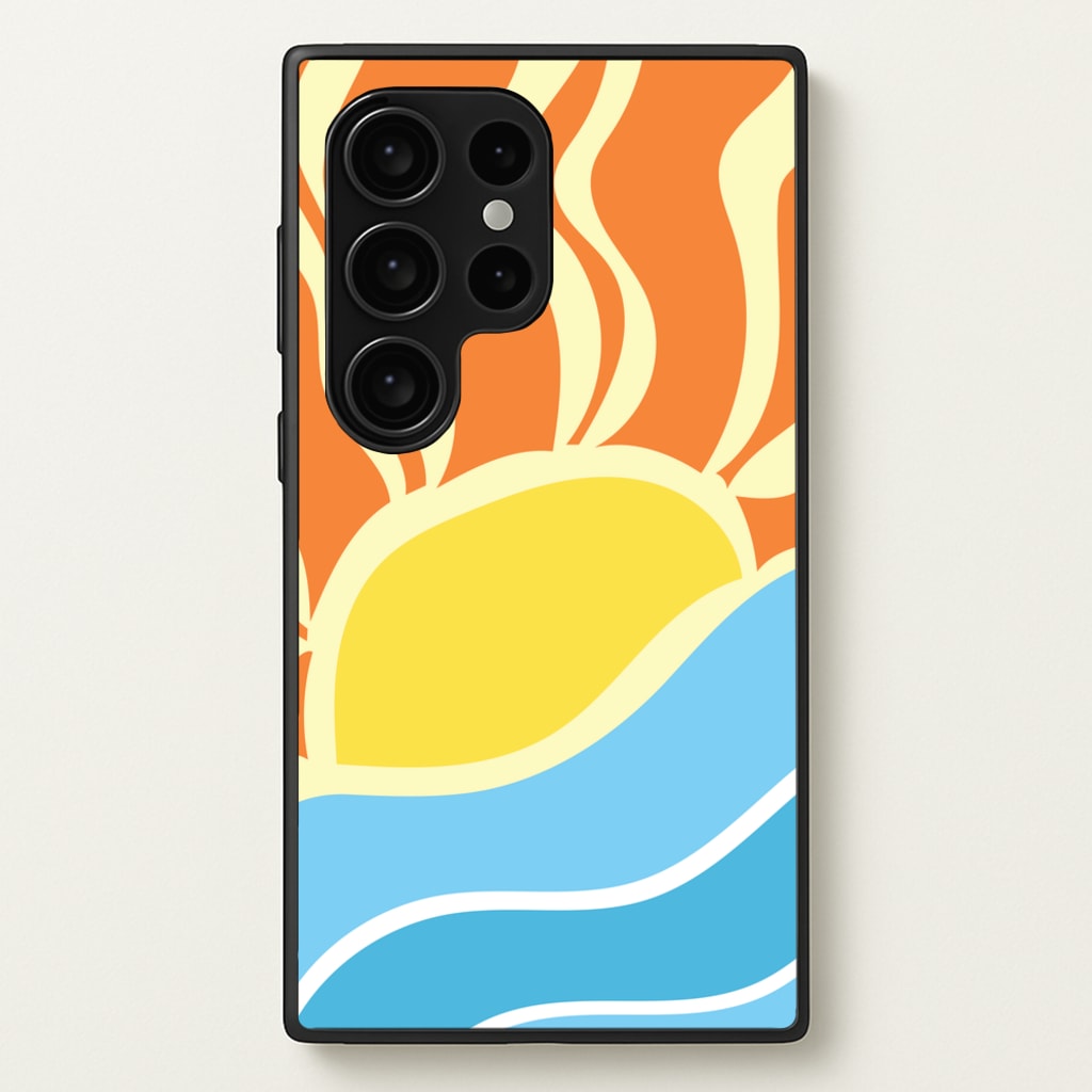 Abstract Sunset - Summer Phone Case for Galaxy S24 Ultra