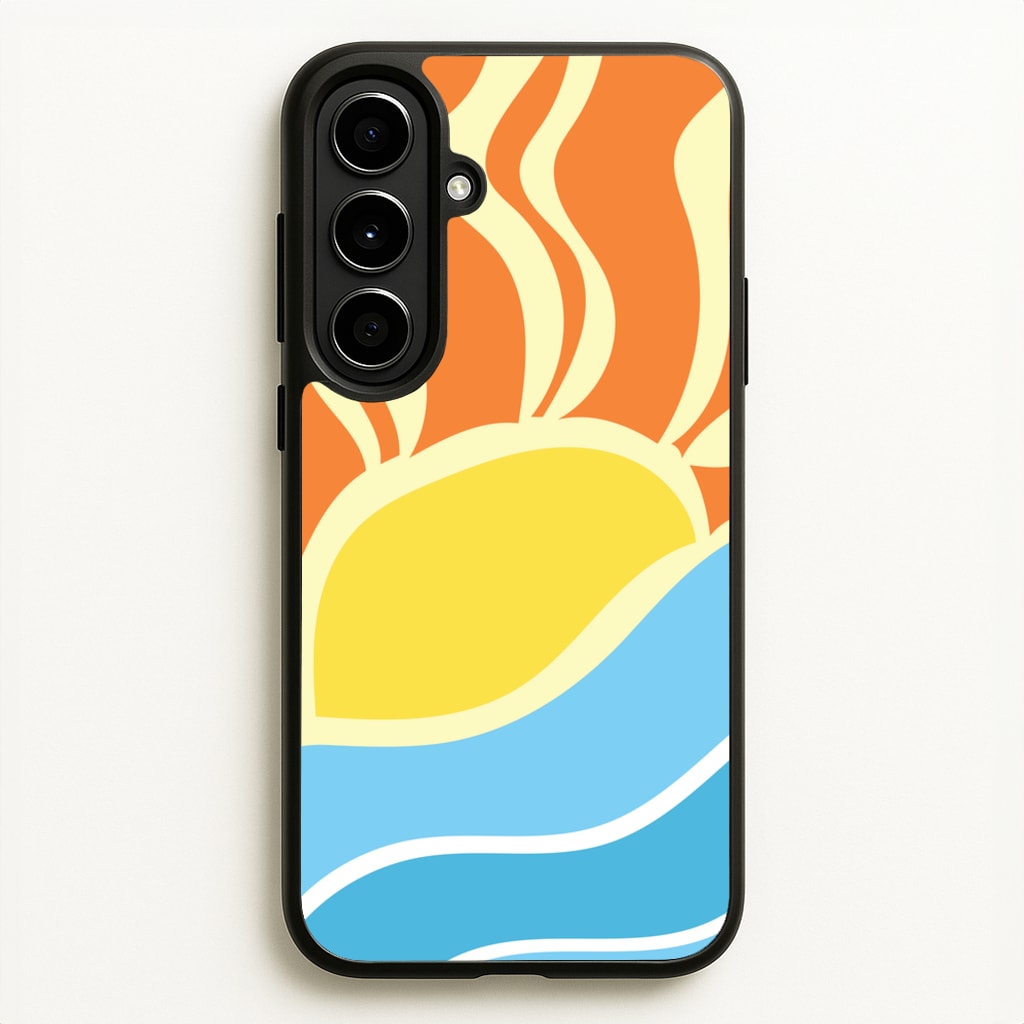 Abstract Sunset - Summer Phone Case for Galaxy A56