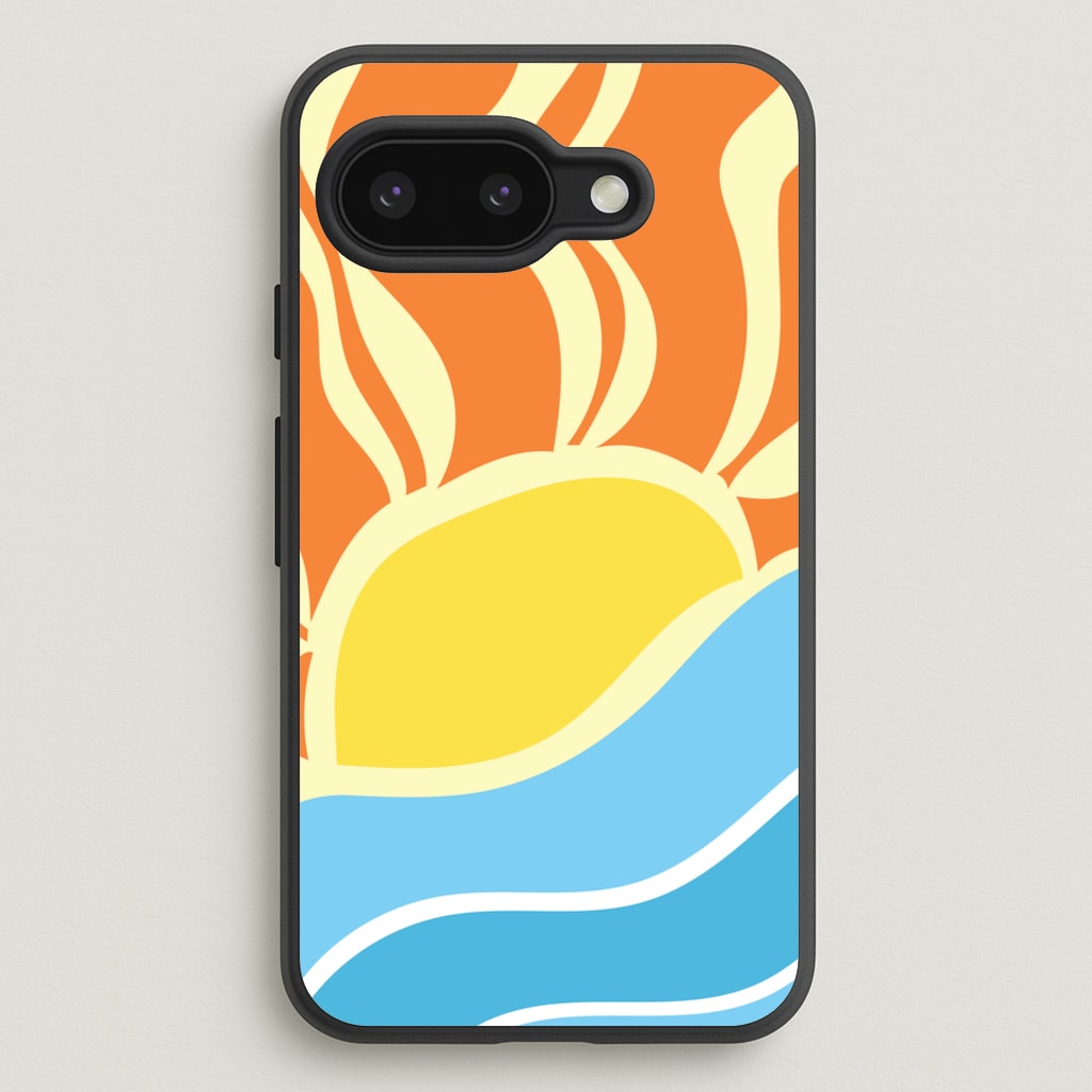 Abstract Sunset - Summer Phone Case for Google Pixel 9a