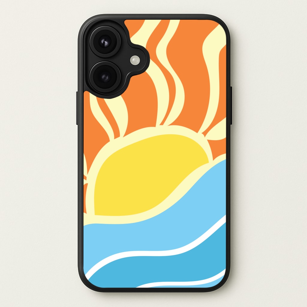 Abstract Sunset Phone Case for iPhone 17