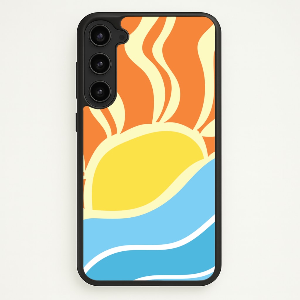 Abstract Sunset - Summer Phone Case for Galaxy S23
