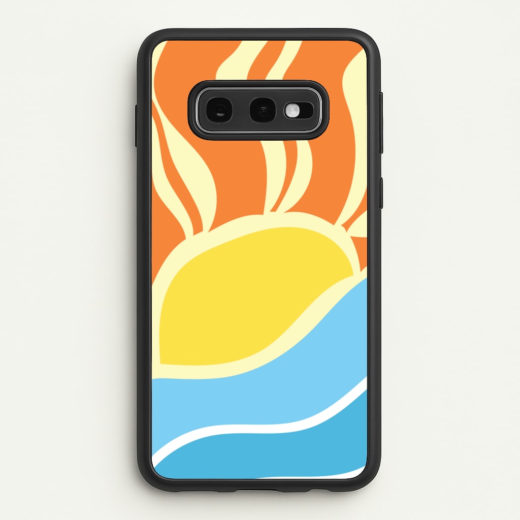Abstract Sunset - Summer Phone Case for Galaxy S10e