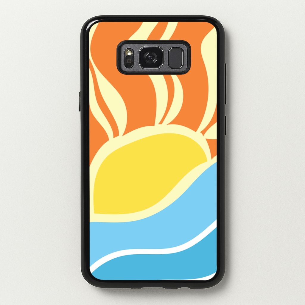 Abstract Sunset - Summer Phone Case for Galaxy S8 Plus