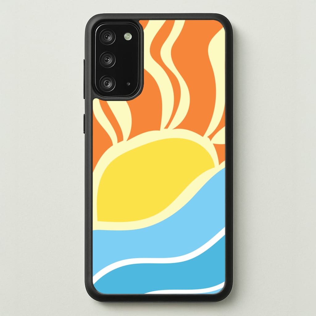 Abstract Sunset - Summer Phone Case for Galaxy Note 20