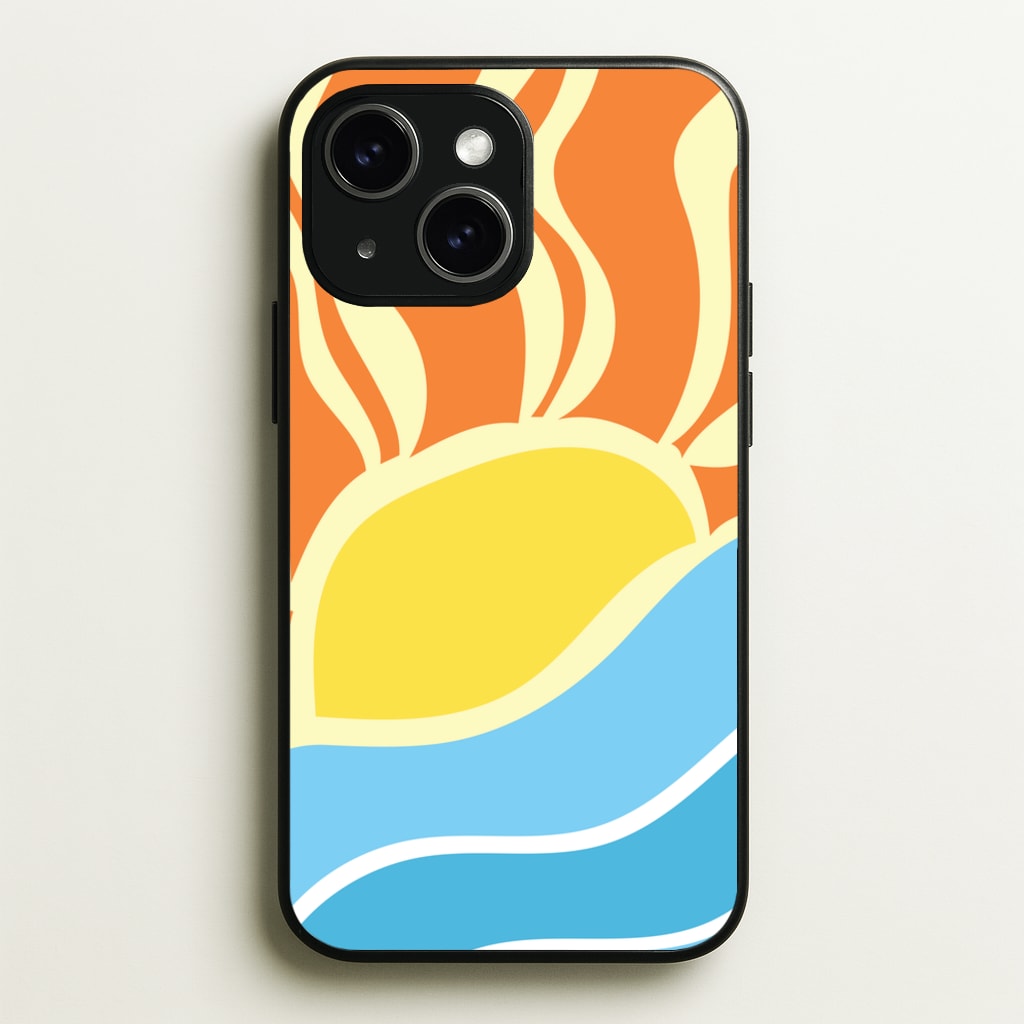 Abstract Sunset - Summer Phone Case for iPhone 15 Plus