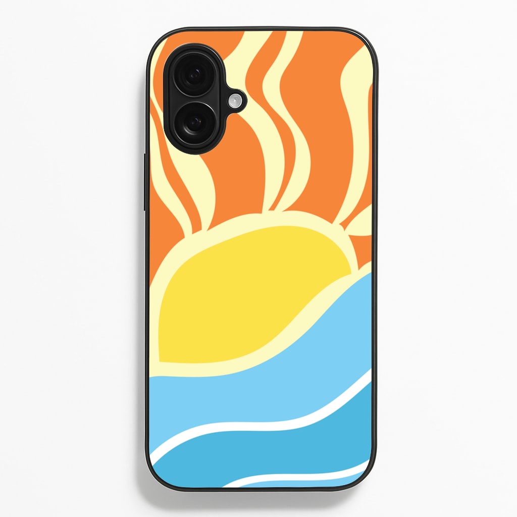 Abstract Sunset - Summer Phone Case for iPhone 16 Plus