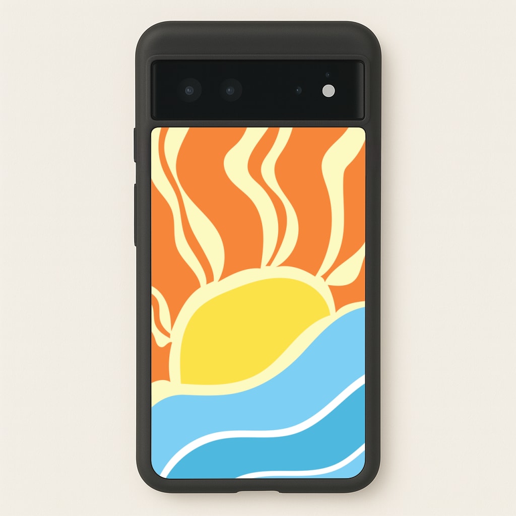 Abstract Sunset - Summer Phone Case for Google Pixel 6
