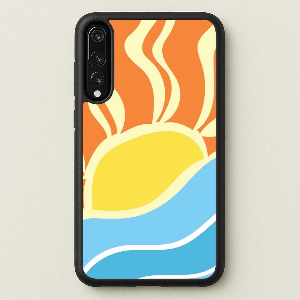 Abstract Sunset - Summer Phone Case for Huawei P20 Pro