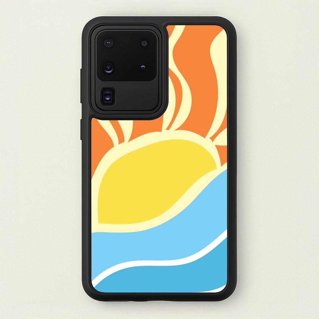 Abstract Sunset - Summer Phone Case for Galaxy S20 Ultra