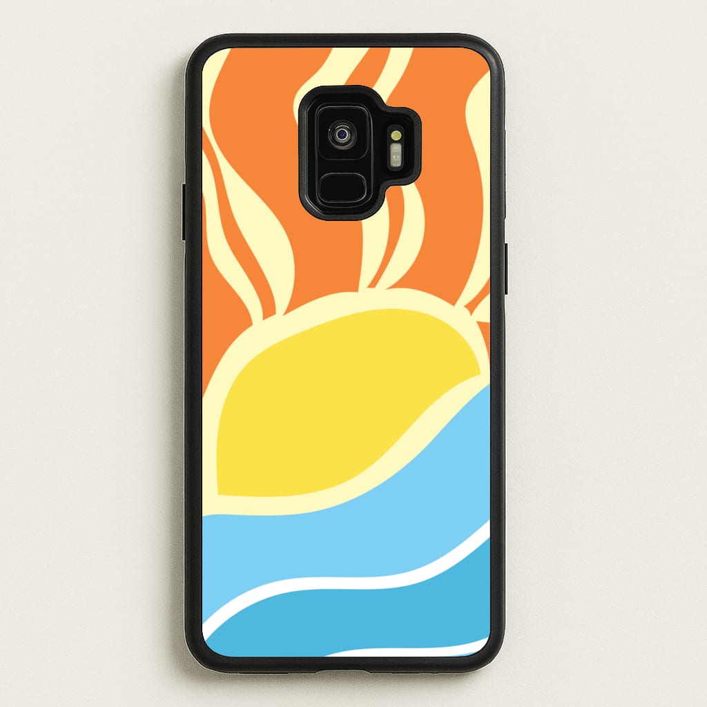 Abstract Sunset - Summer Phone Case for Galaxy S9
