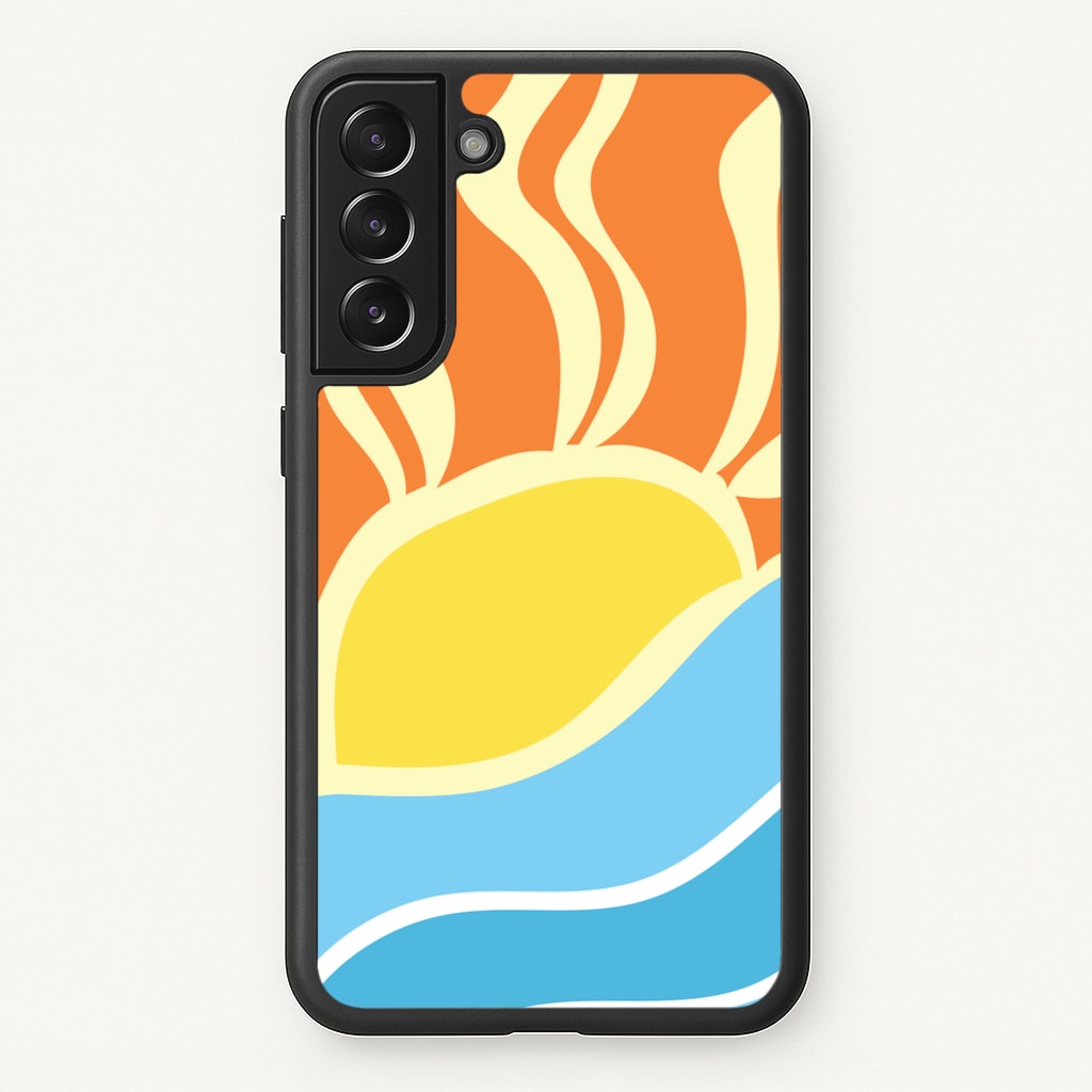 Abstract Sunset - Summer Phone Case for Galaxy S21 Plus