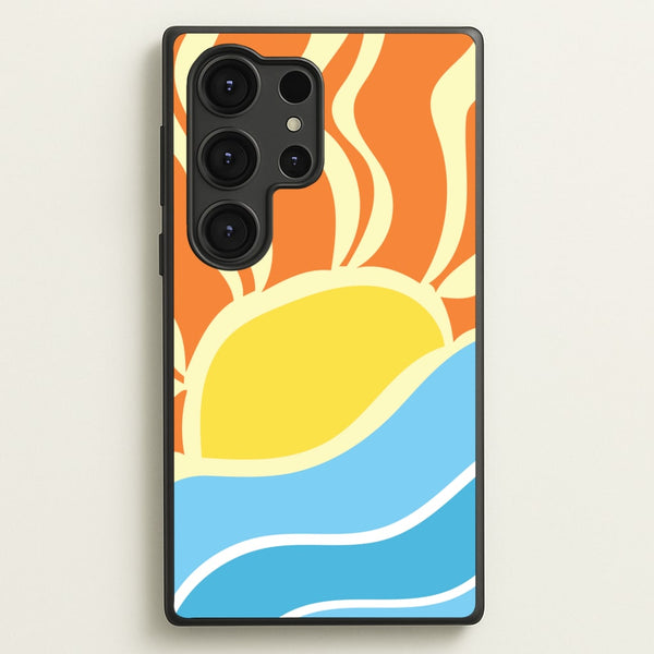 Abstract Sunset - Summer Phone Case for Galaxy S25 Ultra