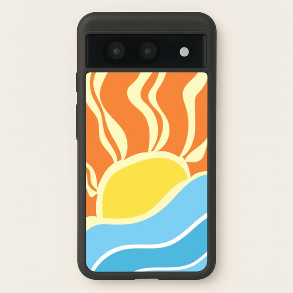 Abstract Sunset - Summer Phone Case for Google Pixel 8a