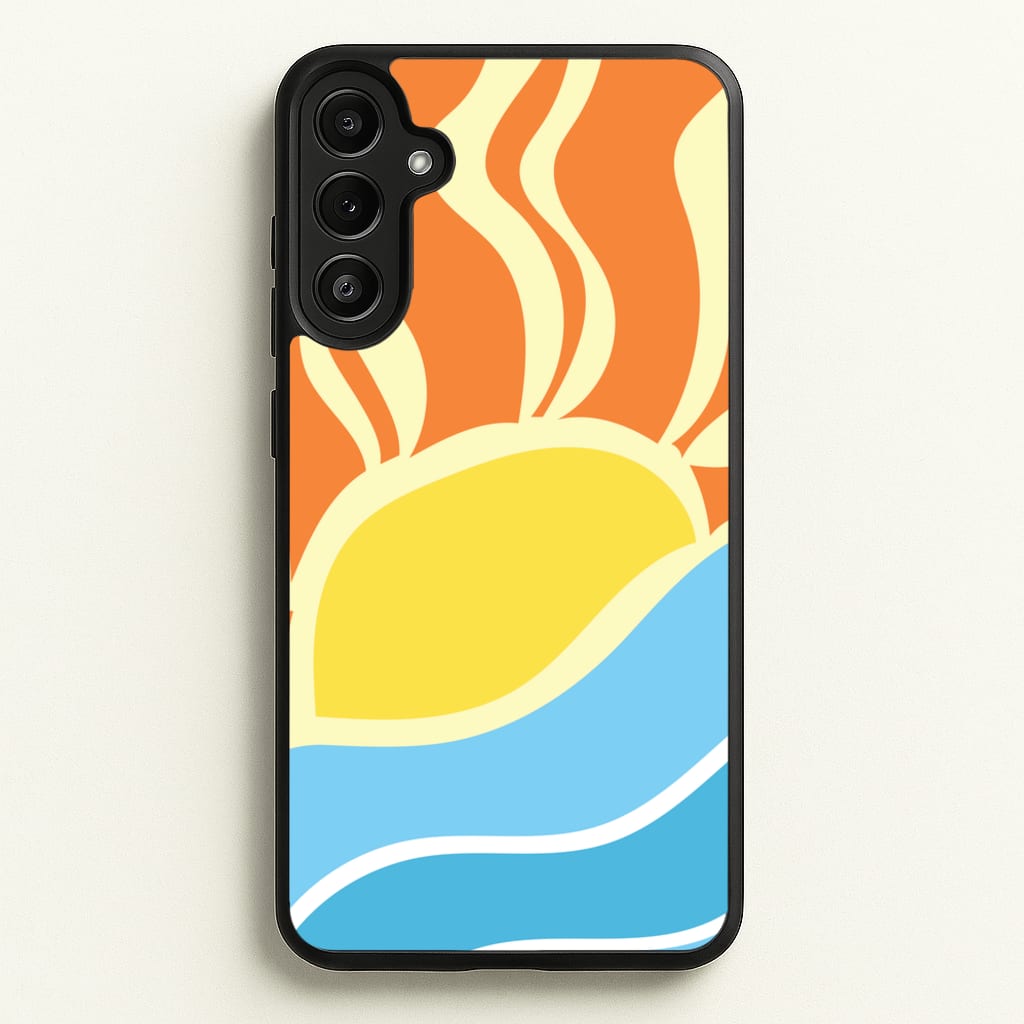 Abstract Sunset - Summer Phone Case for Galaxy A36