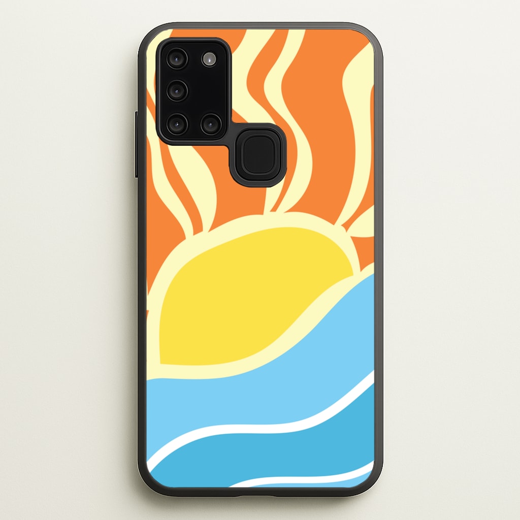 Abstract Sunset - Summer Phone Case for Galaxy A21s