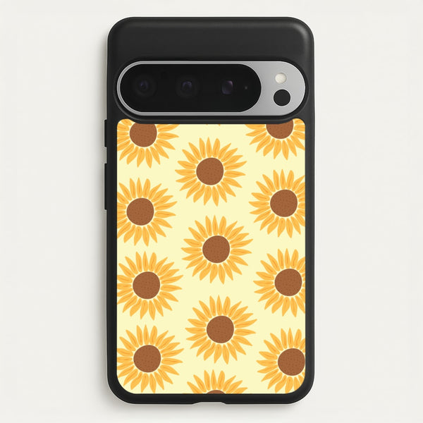 Sunflowers Abstract Pattern - Summer Phone Case for Google Pixel 9 Pro XL