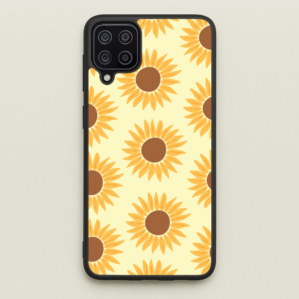 Sunflowers Abstract Pattern - Summer Phone Case for Galaxy A12